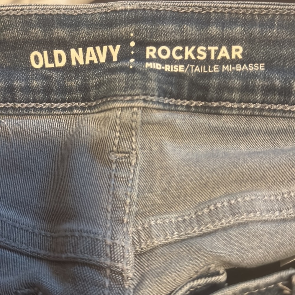 OLD NAVY ROCKSTAR mid-rise 0 - Picture 3 of 4